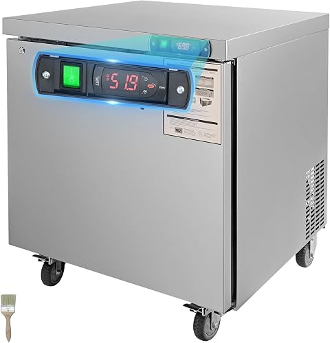 VEVOR KTR-27B 7.4 cu ft Compact Fridge Stainless Steel