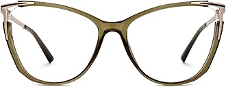Zeelool Glasses Frame for Women, Cat Eye Eyeglasses Eyewear with Clear Lenses