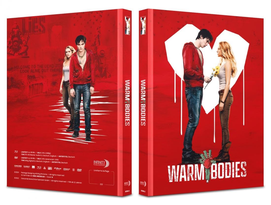 Infinity Pictures Warm Bodies - 2-Disc Mediabook - Cover B