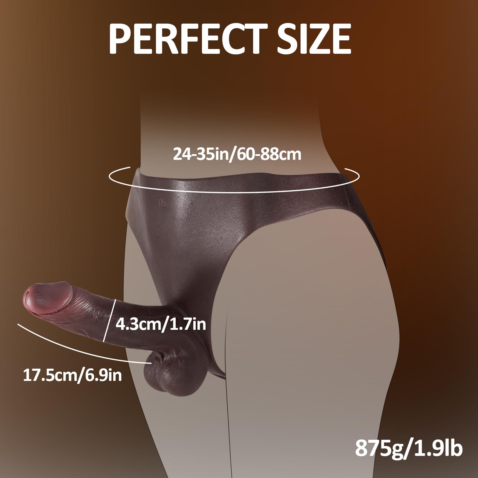 Strap On Dildo, Fallo Strapon For Prodotti Del Sesso For Donne Lesbiche, Fallo Strapon Sulla Pelle Mutandine Realistiche Con Dildo Pantaloni Con Testicoli Realistici Intimo Pene Realistico Indossabile