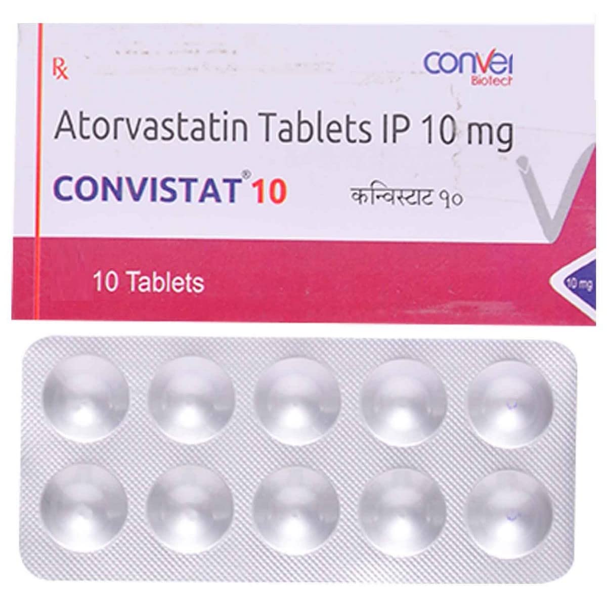 CONVISTAT 10MG - Strip of 10 Tablets