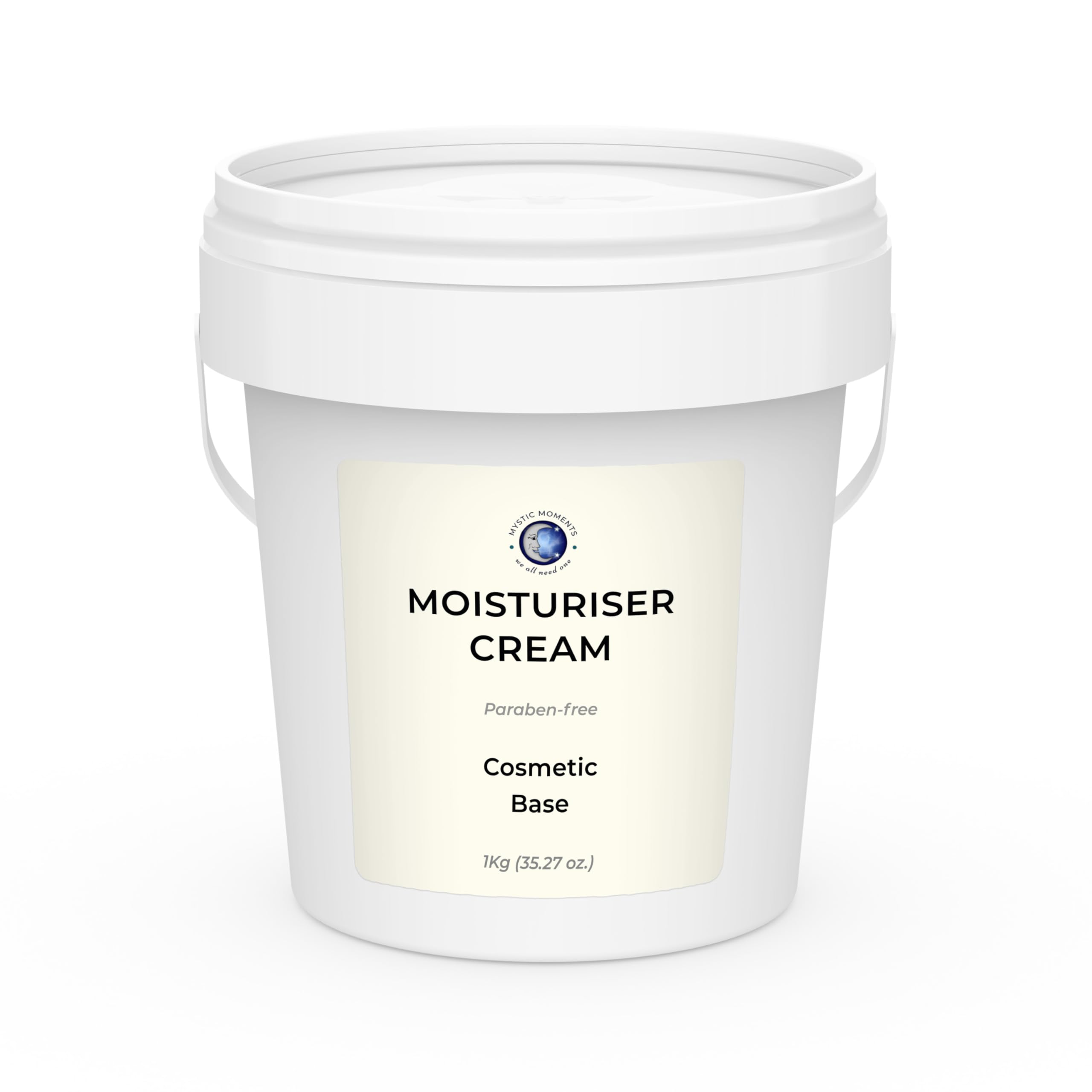 Mystic Moments Cream | Moisturiser Unscented - S&P Free - 1Kg