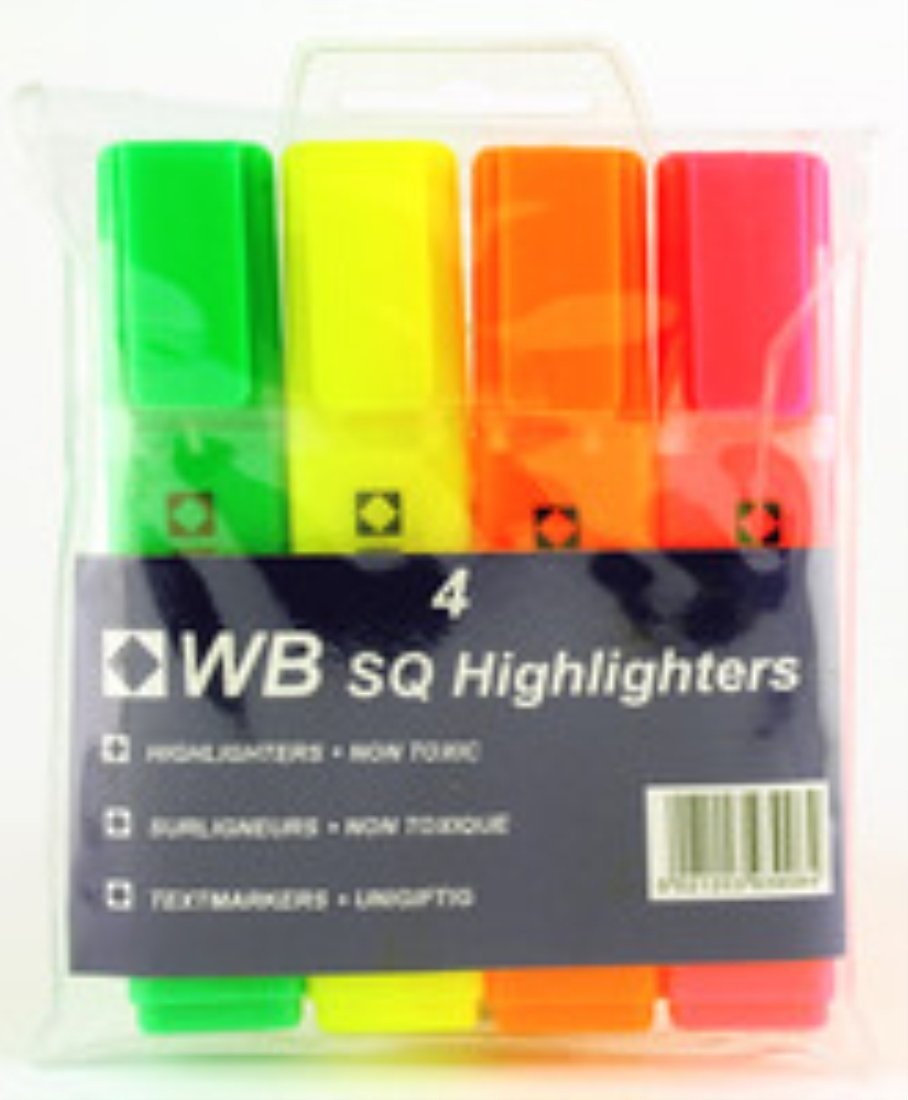 Highlighters Pens Q Connect Highlighters Q-Connect Highlighter