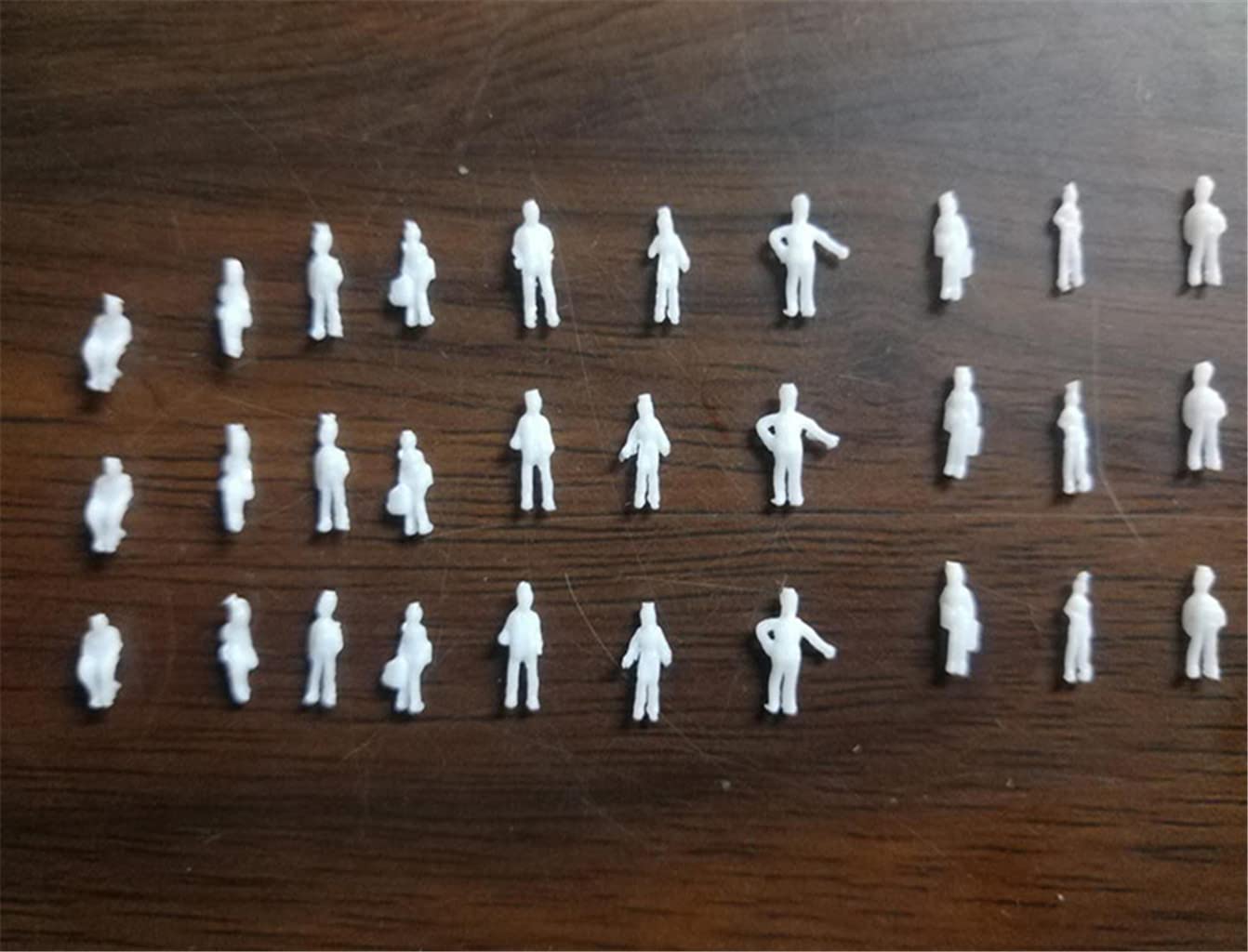 Preiser 16328 Unpainted Figure Set Sitting People Package(120) HO Model Figure