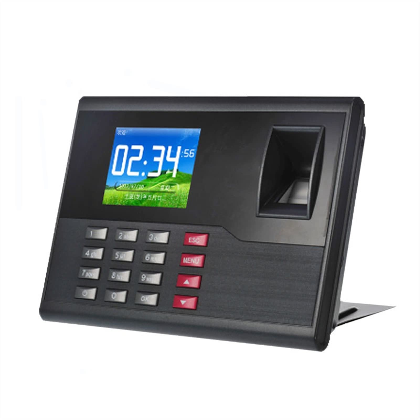 Reloj de Fichar, Asistencia biométrica de tiempo de huella dactilar con Rfid Lector de tarjetas de alta velocidad TCP/IP USB Dispositivo de control de tiempo de comunicación A-C121