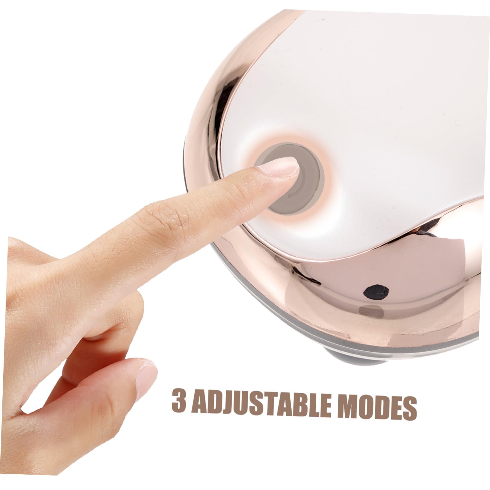 Masajeador Eléctrico Portátil para Cuero Cabelludo Diseño Recargable, Material Abs y Silicona, Adecuado para Aliviar Dolores de Cabeza Durante Viajes y Ducha