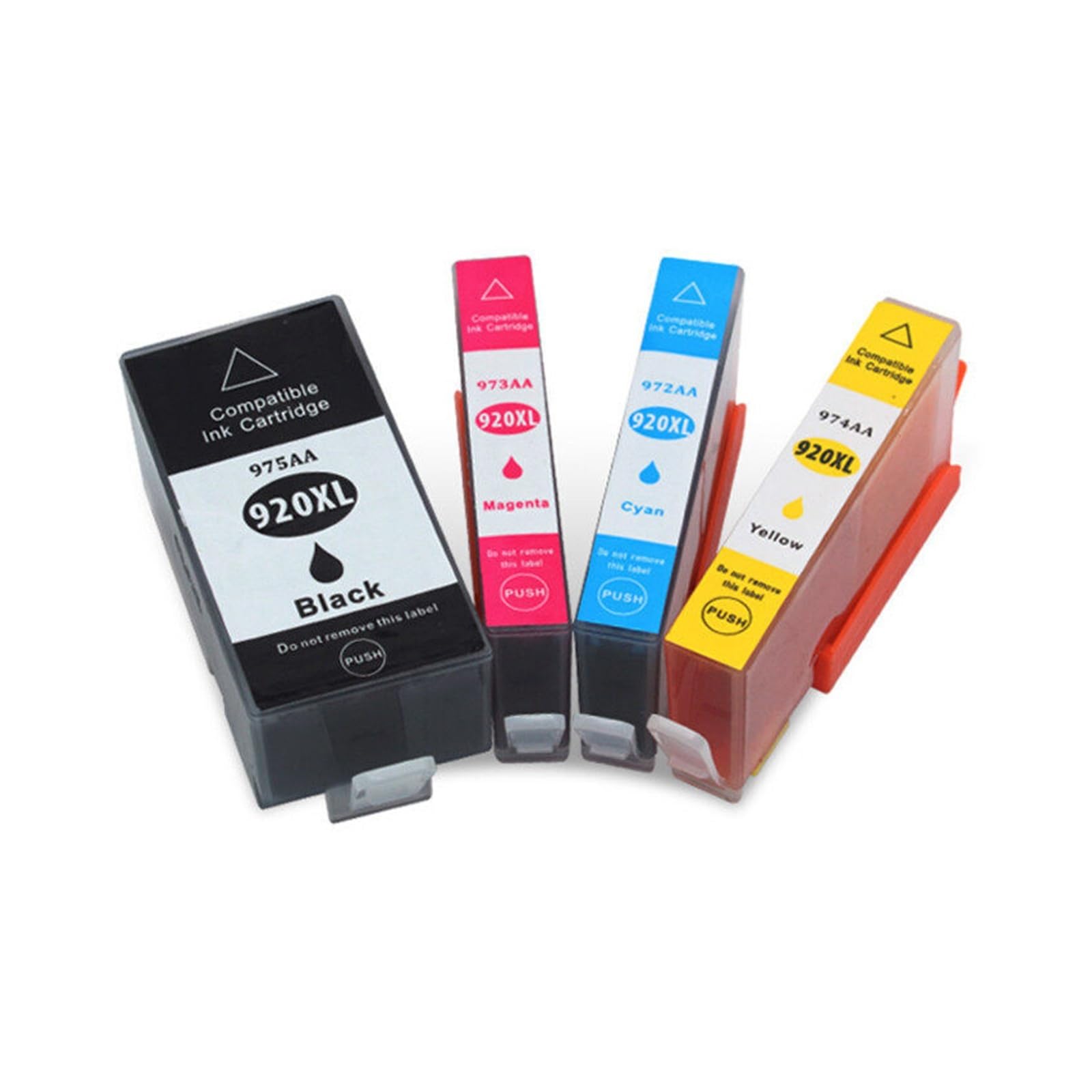 Cartouche d'encre 920XL ensemble de 4 couleurs compatible imprimante 6500 6500A 7500A