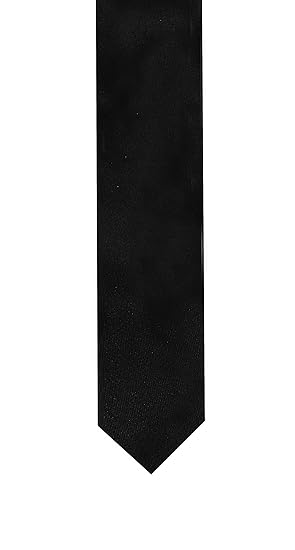 TIE STUDIO Mens Formal Solid Necktie | Satin | Microfiber | Standard Slim | Premium fabric | Superior finishing | Set of 1