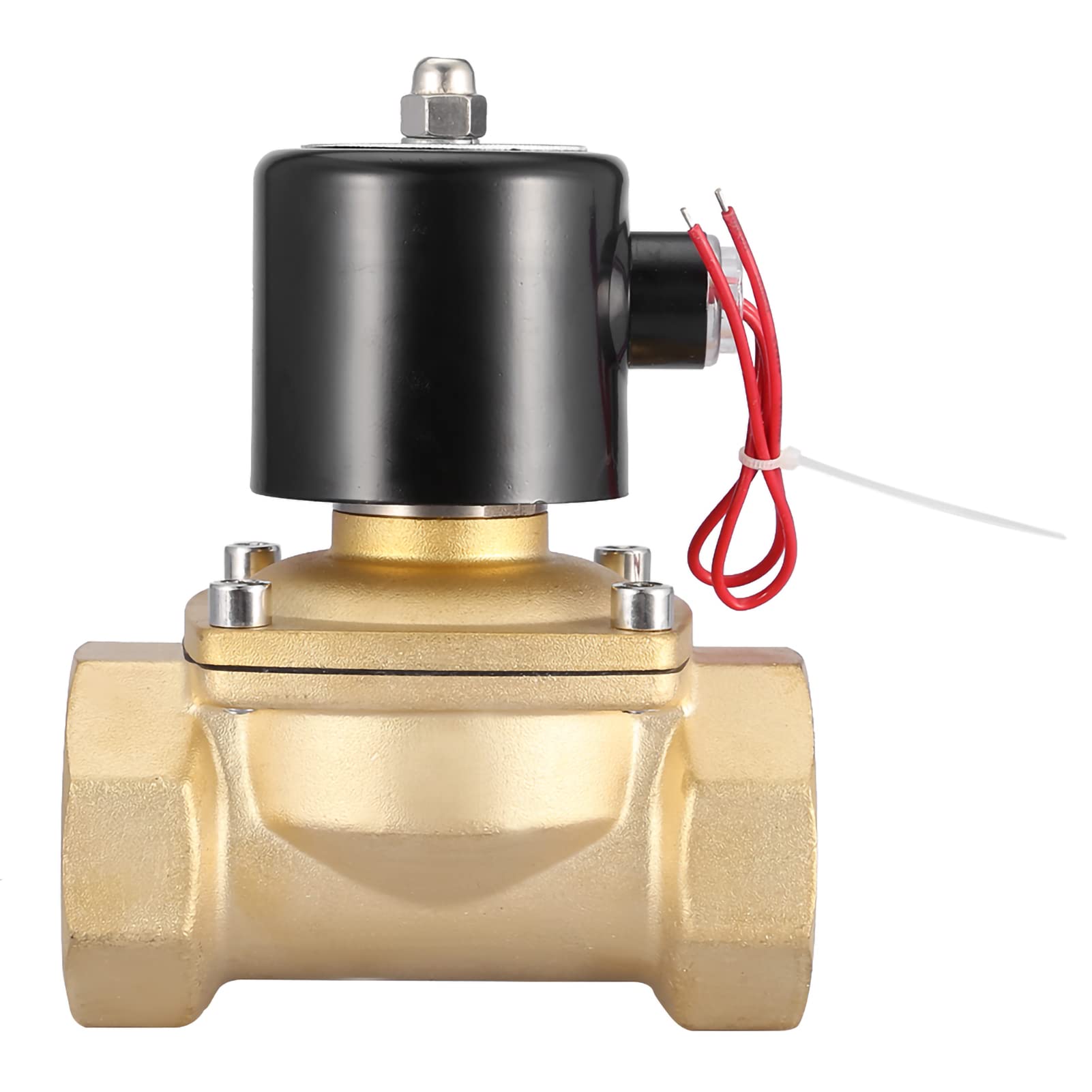 2 Zoll DN50, Normalerweise Geschlossenes Elektrisches Magnetventil, 220 V AC – Messinggehäuse, Wasser- und Flüssigkeitssteuerung – Automatisches Absperrventil für Bewässerung und