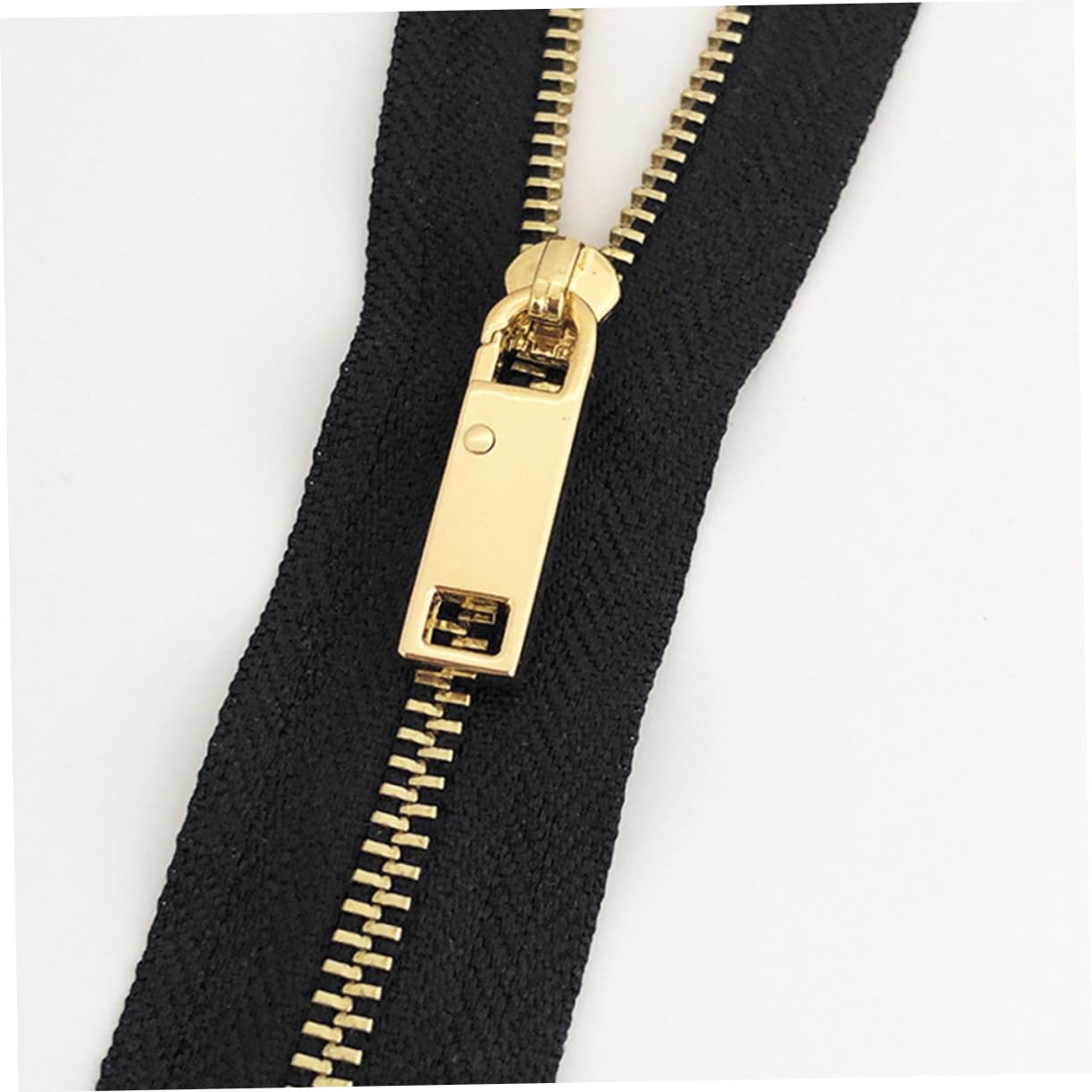 TEHAUX 60 Piezas Tirador de cremallera desmontable reparación de lengüetas pinza de cremallera abrigo mochila fijadores de cremalleras cabeza de cremallera de bolsa Metal