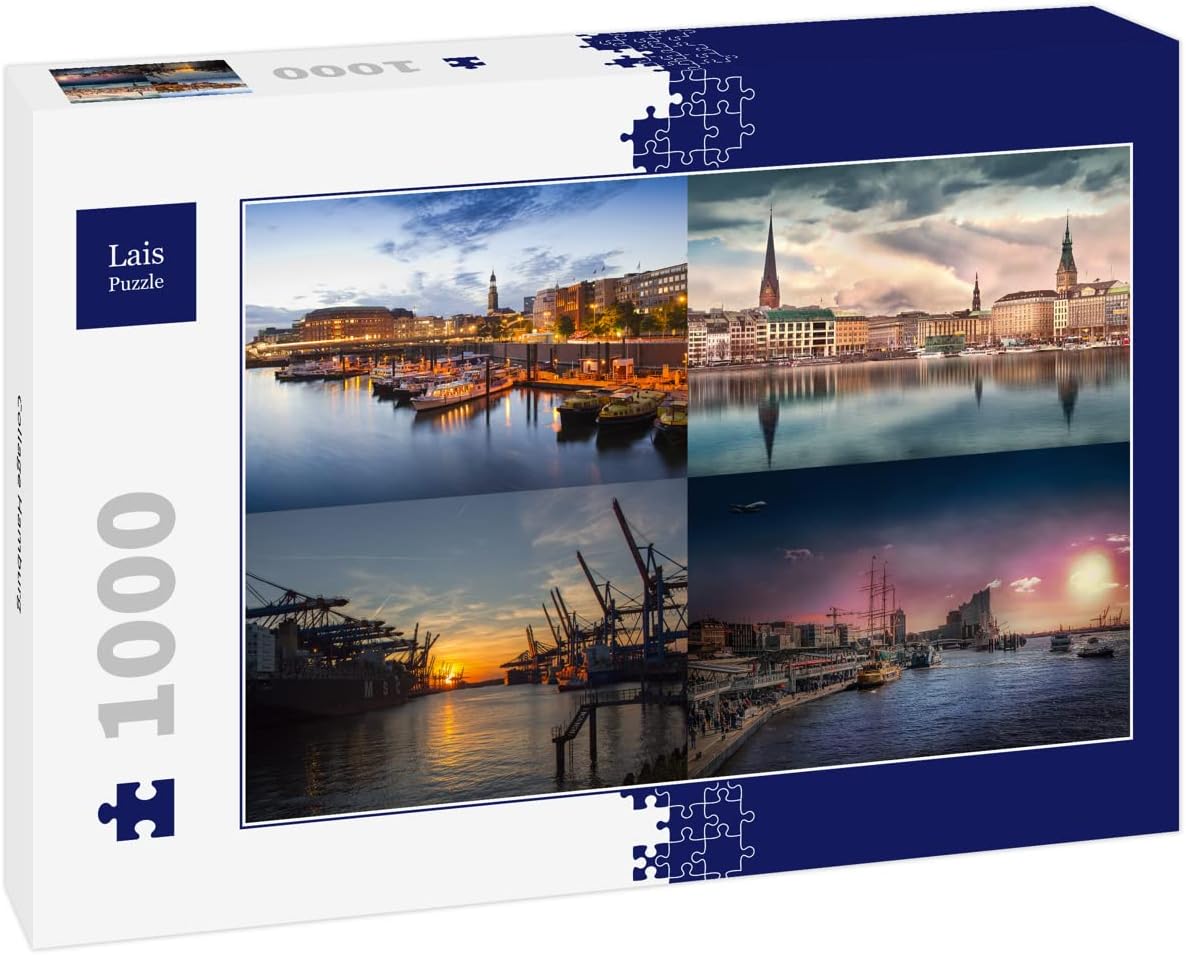 Lais PuzzleCollage Hamburg 1000 Pieces