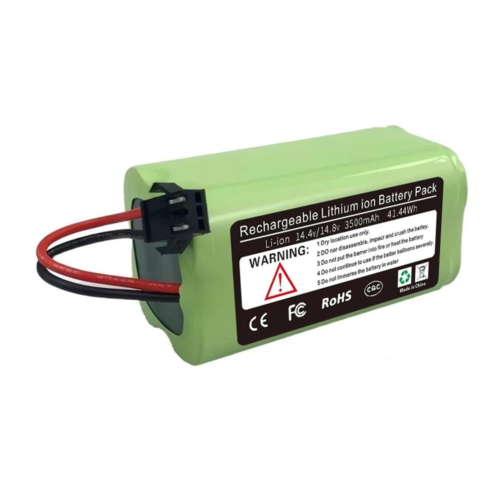 Batería Lefant para limpieza completa del hogar pack de 4 celdas 3500mAh de iones de litio