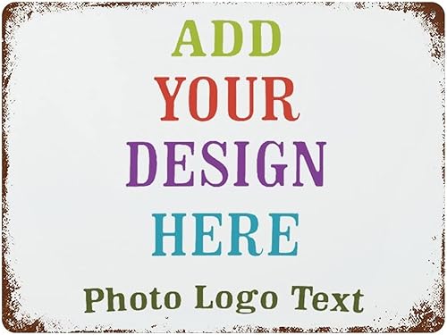Letrero de metal vintage personalizado, diseño de logotipo, imagen, letrero de hierro estilo vintage, letrero retro para exteriores, interiores,