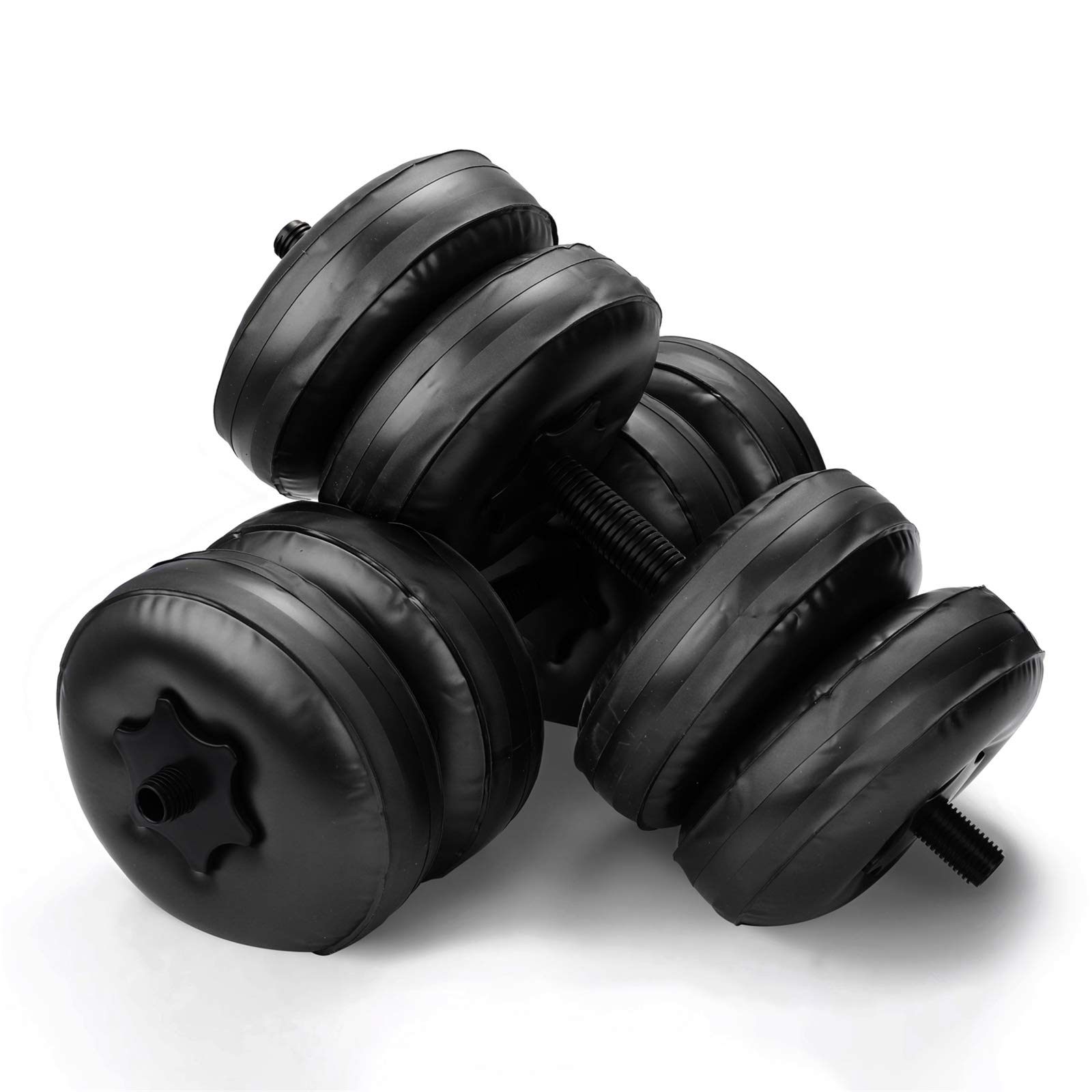 Gmjay 8-25kg Dumbbell Flexible Fitness Water-Filled Dumbbell Heavy Weight Dumbbell Gym Home Exercise Equipment Bodybuilding Equipment,