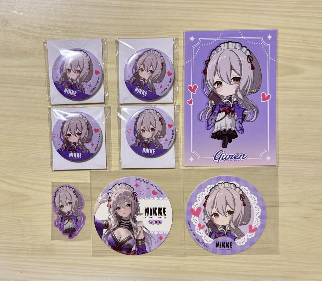 勝利の女神:NIKKE コラボカフェ 紅蓮 缶バッジ 勝利の女神NIKKE and GALLERY コラボカフェ 紅蓮 缶バッジ