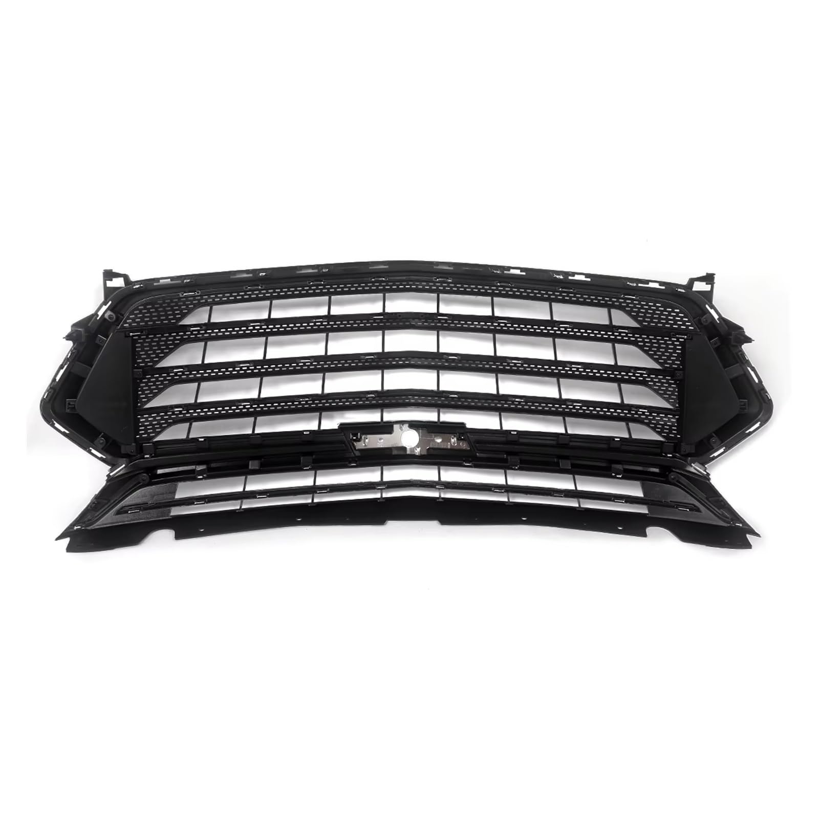 Calandre Haricot Grille Pour Chevrolet Pour Traverse 2018-2021 Grilles D'aération Supérieures Pare-chocs Avant Grille Calandre Avant