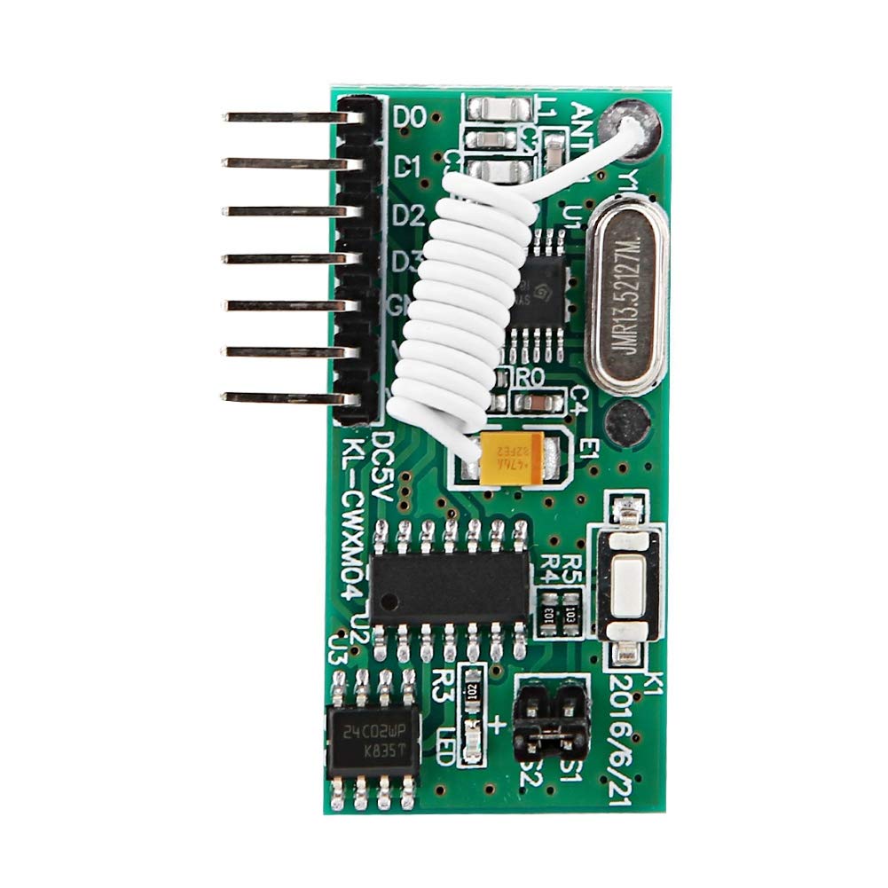 Gonnely 433Mhz Rf Wireless Receiver Learning Code Decoder Module High Sensitivity Circuit Board