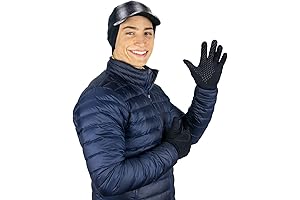 Trailheads Powe Stretch Running Gloves and Winter Trucker Hat Gift Set