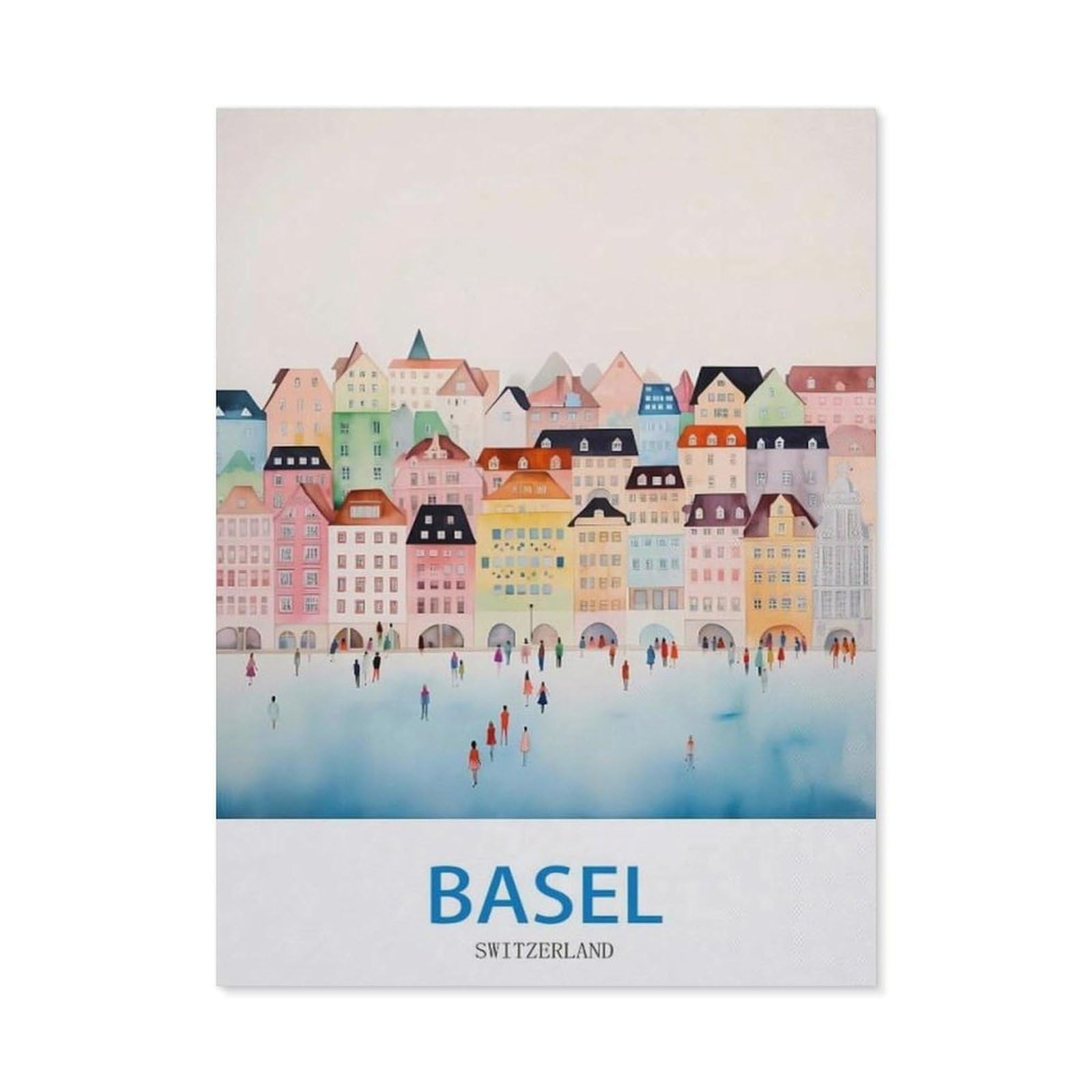 BEAYODKP DIY 5D Diamond Painting，Basel Switzerland（50 x 60 cm）