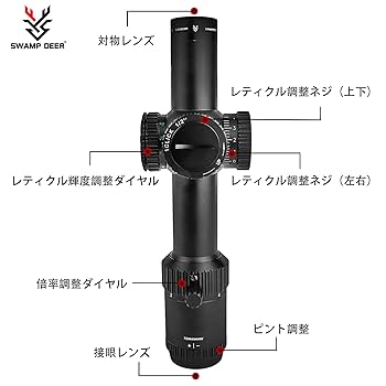 ライフルスコープ 1.2-6x24WA スコープマウント付き Amazon.co.jp: T-EAGLE ライフルスコープ 1.2-6x24WA サバゲー