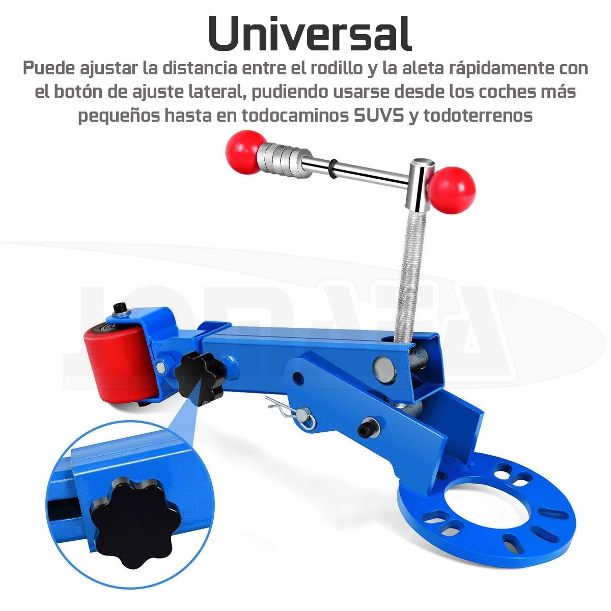 Herramienta Para Reparar Guardabarros y ensanchar aletas Fender Rodillo, Con Anillos de Distancia, para pasaruedas y aletas de Coches