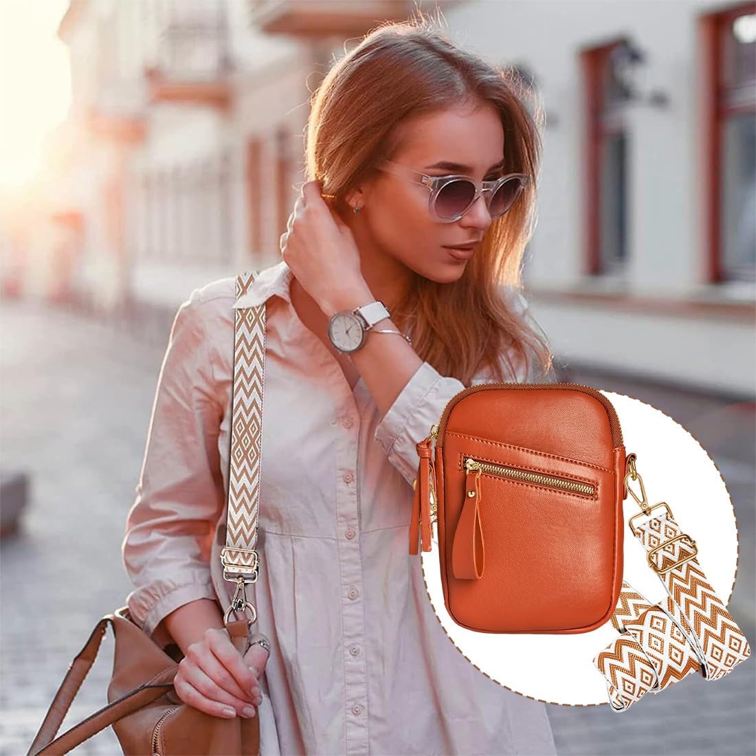 Borsa Tracolla Regolabile Ricambio Cintura Piuma Pavone Jacquard Borsa Tracolla Regolabile Ricambio Cintura Piuma Pavone Jacquard