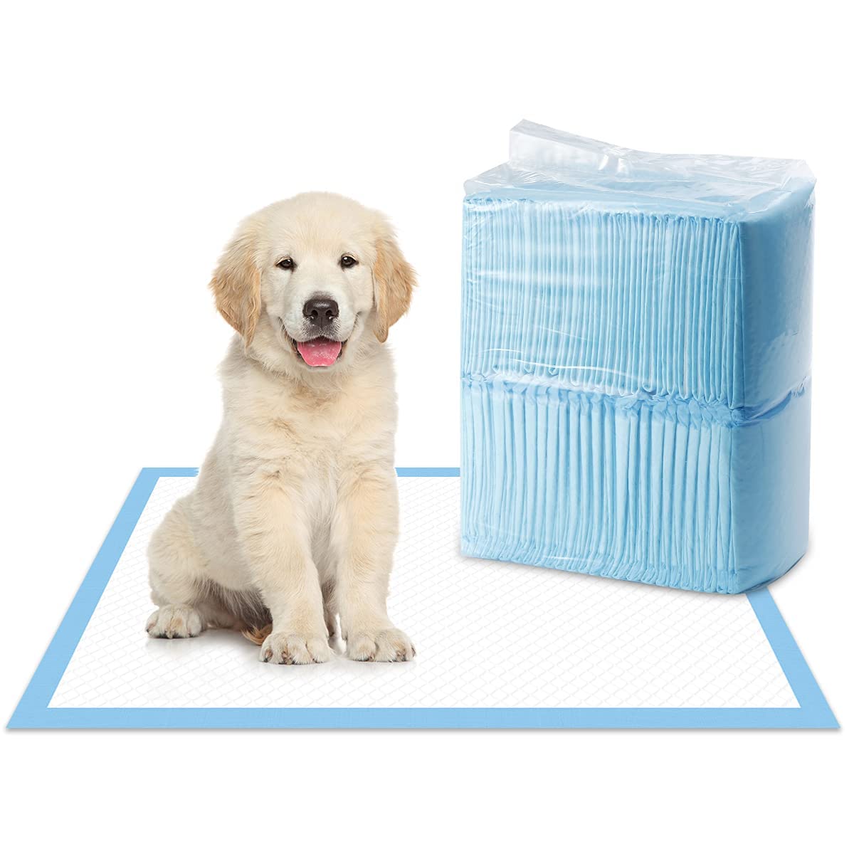 See full amazon price history chart for GINJUC Pet Training Pads 50 pcs 60x90 cm Pee Pad Large and Small Puppy Pee Pad and Quick Drying Surface & Absorbent Core, Suitable for Small/Medium/Large Breed Pets, Dogs, Cats - 50 Pieces GINJUC Pet Training Pads 50 pcs 60x90 cm Pee Pad Large and Small Puppy Pee Pad and Quick Drying Surface & Absorbent Core, Suitable for Small/Medium/Large Breed Pets, Dogs, Cats - 50 Pieces (B0BC3WQDQ9) Amazon Price History, Amazon Price Tracker
