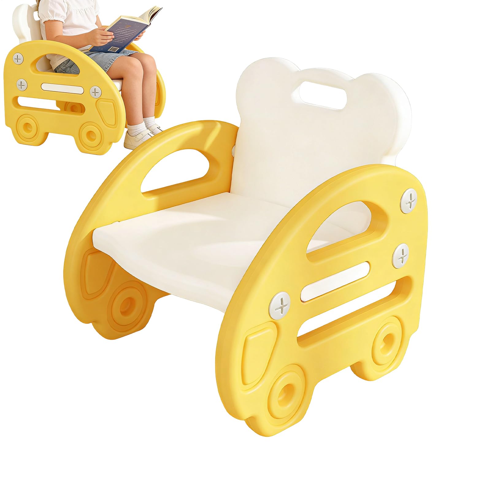 Silla Infantil Asiento resistente, portátil y bonito