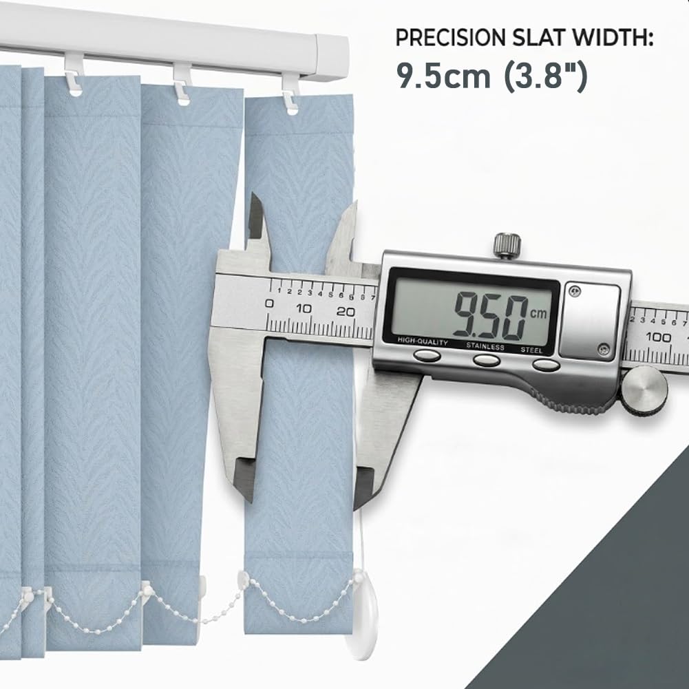 Tenda a velo azzurra, dimensioni personalizzate da 60 x 100 cm a 300 x 230 cm, feritoie scorrevoli in tessuto per casa e ufficio, trattamenti per finestre con filtraggio della luce, soluzioni per la