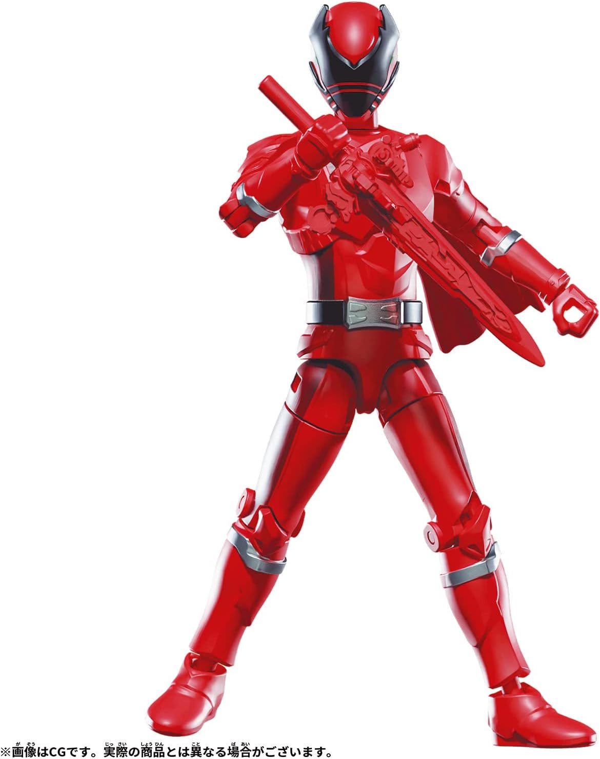 BANDAI Ohsama Sentai King-Ohger Action Hero Kuwagata Ohger & King Speeder Set Red