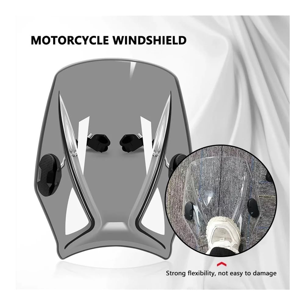 Parabrezza a doppia bolla Per G1-125 2020-2024 Parabrezza Universale Accessori Moto Copertura Dello Schermo Deflettori