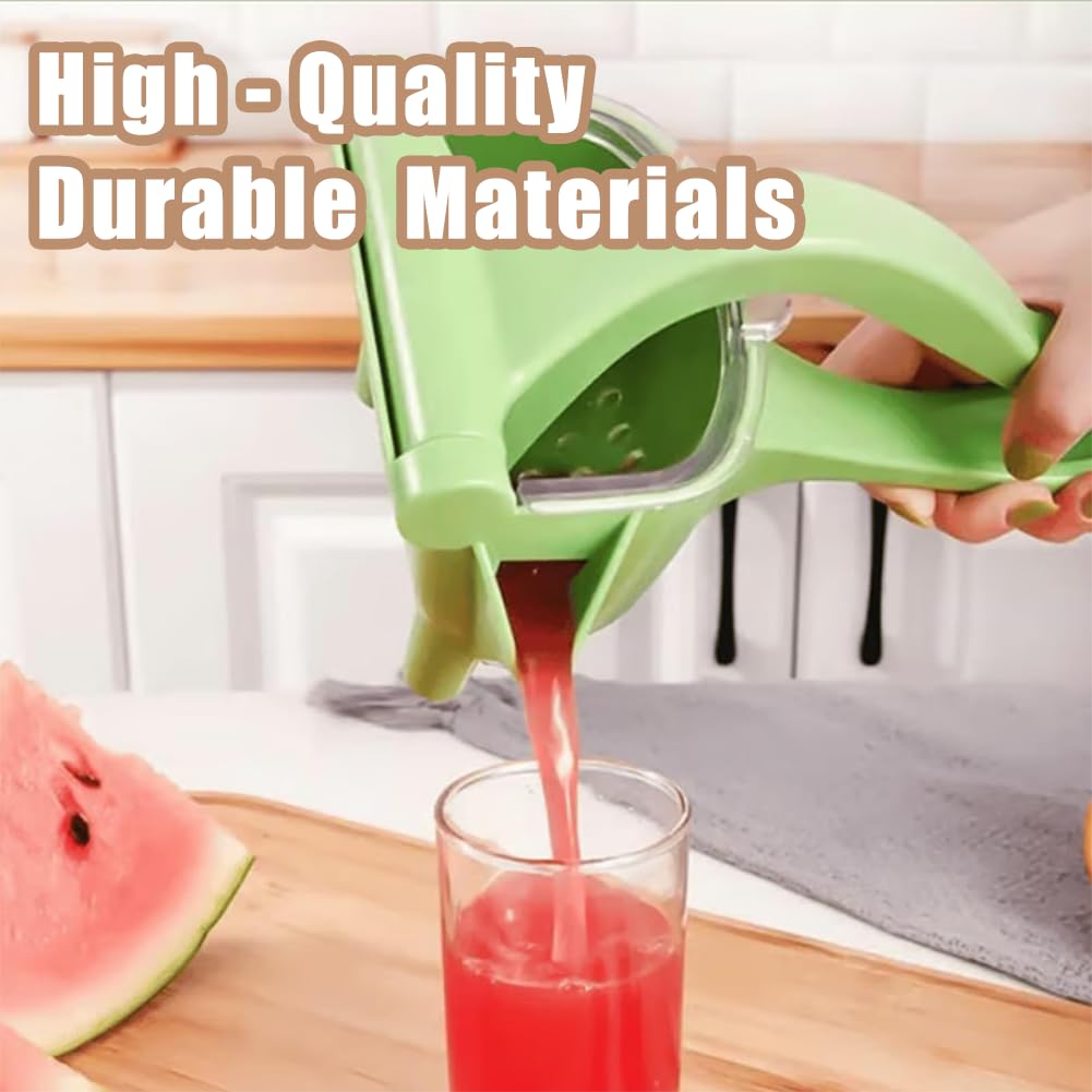 Exprimidor de Limones Manual en Aleación de Aluminio - Prensa Manual de Frutas Robusta para Naranjas y Granadas - Extractor de Zumo Ergonómico con Boquilla en Forma de V (B-Large)