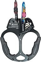 Vista 4 de Ascensor de mano CE, equipo de engranaje de rapel de 308.6 lbs con mango de goma ergonómico para arbolista de árboles de escalada en roca