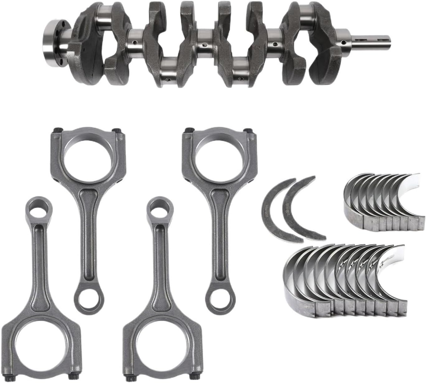 1Set G4KG Engine Crankshaft Connecting Rod & Crankshaft Main Bearing Kit Compatible For HYUNDAI ILOAD IMAX 2.4L Car Accessories Replacement