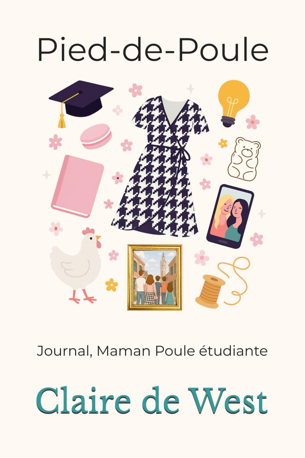 Pied-de-Poule: Maman Poule Étudiante en Textile