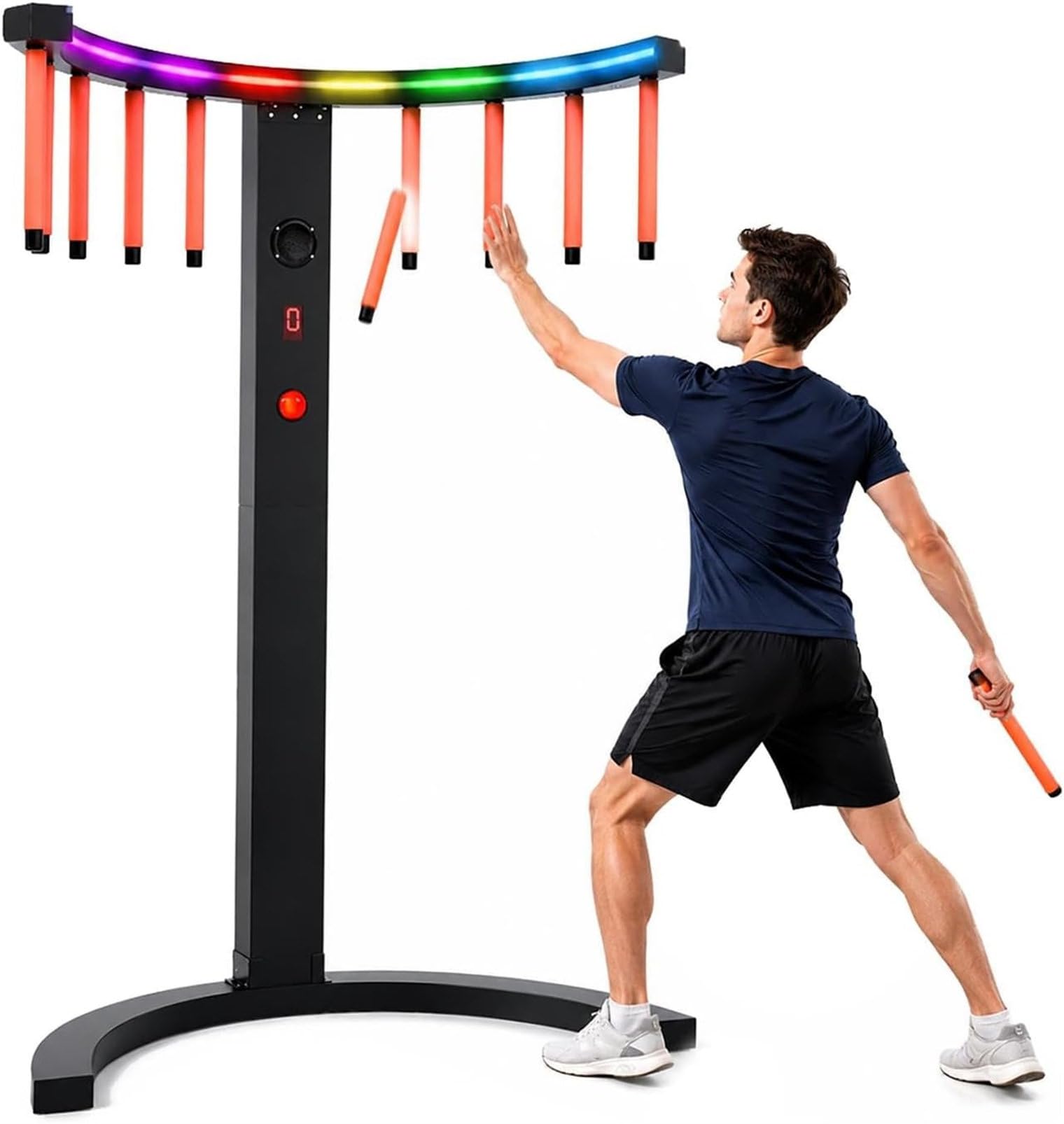 Gra Zręcznościowa Reflex, Maszyna Do Gry Zręcznościowej Catching Stick, Trening Koordynacji Ręka-Oko, światło LED I Muzyka, Wyzwanie Drop Stick