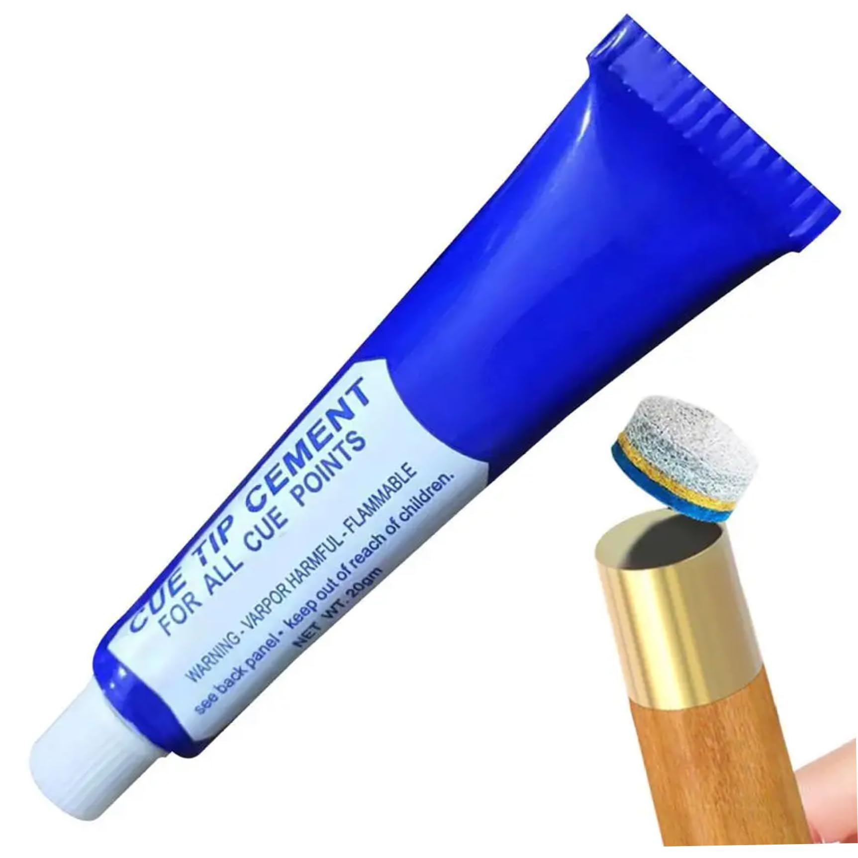 Punte per Stecche da Biliardo Colla per Punte per Stecche da Biliardo, Colla Stick da 0, 7 Once, Resina epossidica, Asciugatura lenta, Accessori per la Riparazione delle
