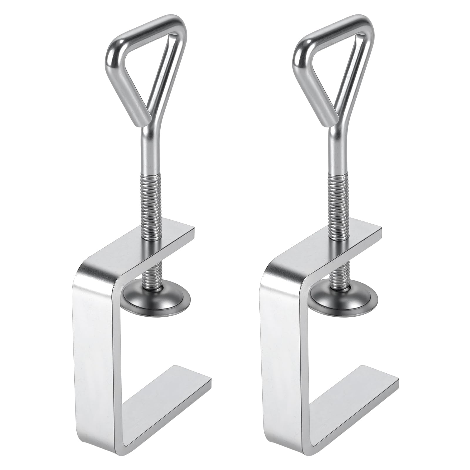 FUNSUEI 8 Abrazaderas C de Acero A3 Galvanizado - Apertura 50 mm x 14 mm Ancho - para Carpintería, Soldadura y Banco de Trabajo