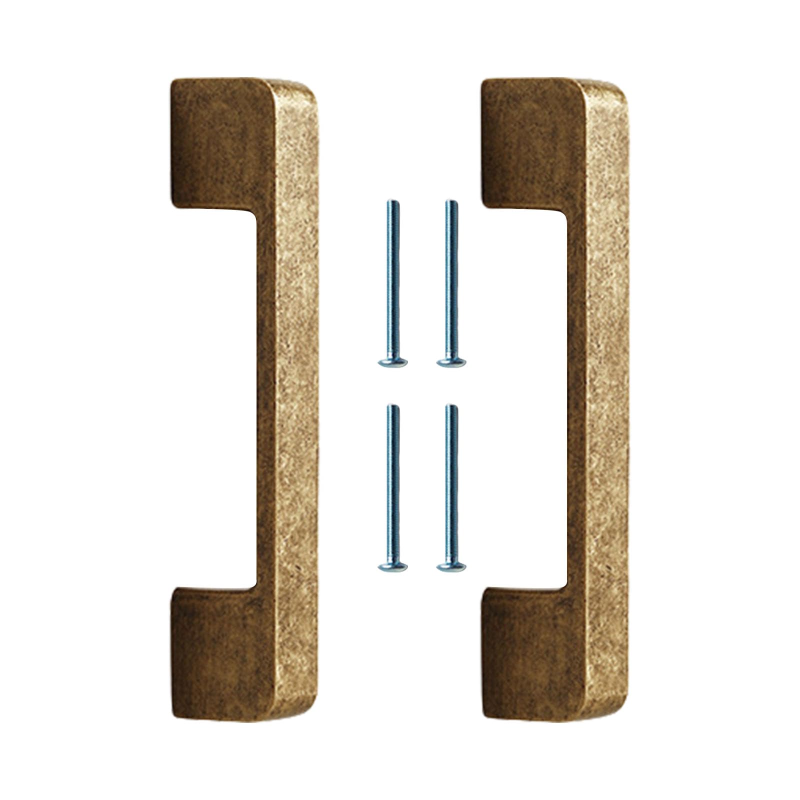 Jazuaiao 1pair Drawer Pulls Zincs Alloy Dressers Knob Cupboard Handle Vintage Furniture Handle Bedsides Cabinet Pull Hardware Zincs Alloy Cabinet Door Furniture Decoration