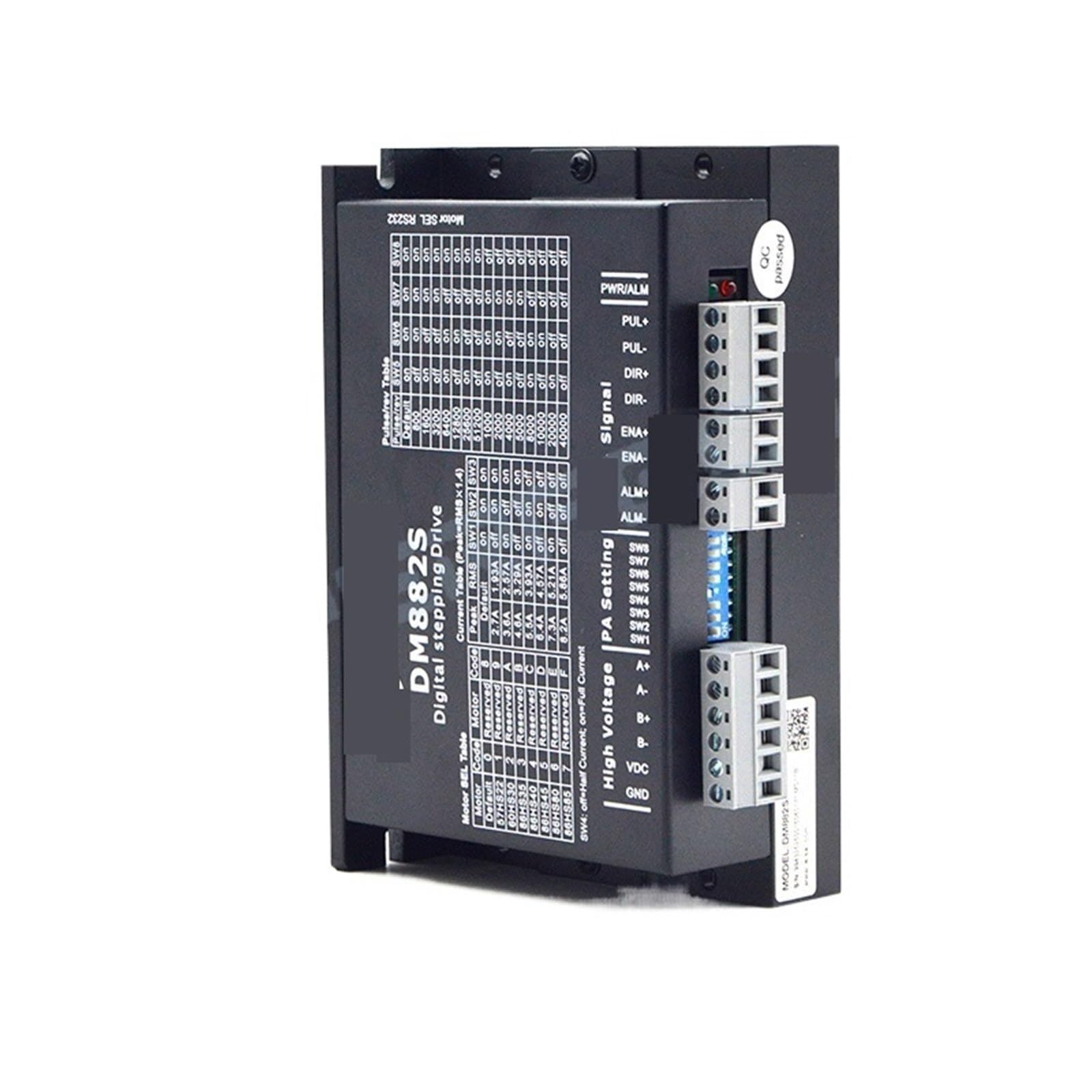 1 controlador de motor paso a paso DM882S 2 fases CC 20-80 V 8,2 A 0,1 A