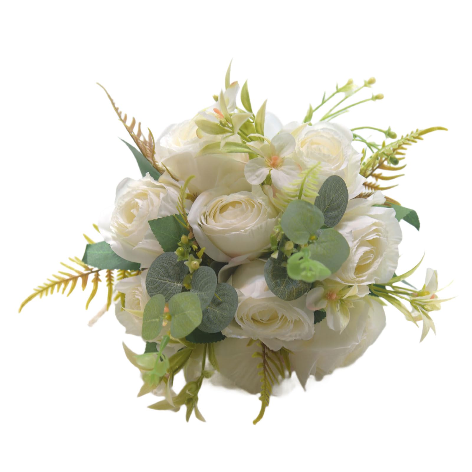 Hsioluted Bouquets Artificial Flower Bridal Bouquets for Wedding Table Centerpieces Ceremony Anniversary Photography Artificial Rose