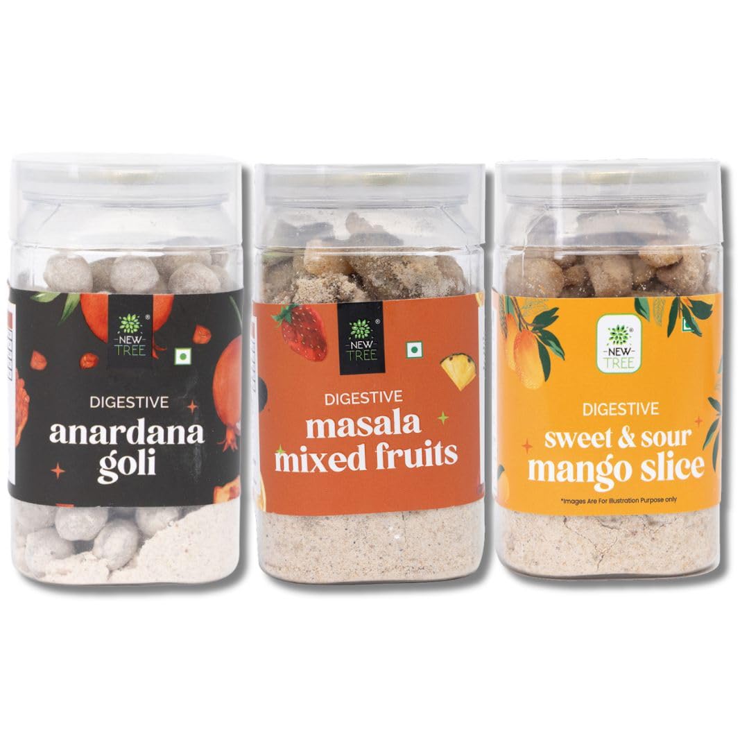 New Tree After Eat || Chatpata Fruit Bhel || Sweet & Sour Mango Slice a|| Anardana Goli || Combo Pack of 3 || Net Weight: 540gm || (B07RTM72RR) Amazon Price History, Amazon Price Tracker