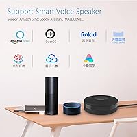 Vista 6 de Tuya - Control remoto IR inteligente, controlador de aire acondicionado inteligente, para TV, decodificador, luz, audio, DVD, etc., compatible