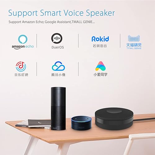 Miniatura 6 de Tuya - Control remoto IR inteligente, controlador de aire acondicionado inteligente, para TV, decodificador, luz, audio, DVD, etc., compatible con