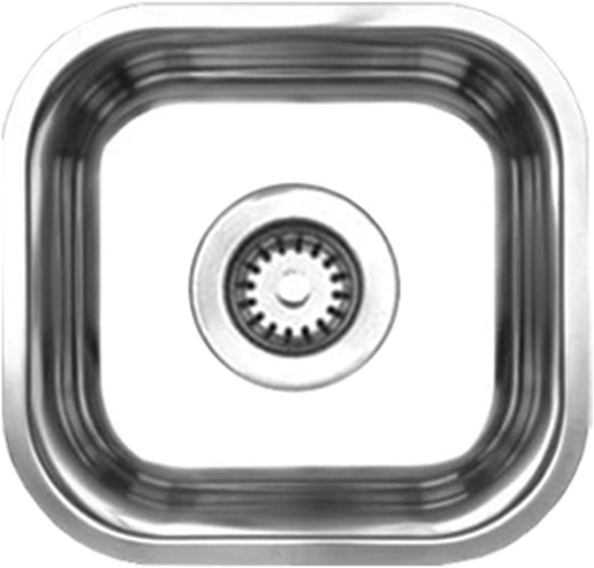 Alfi Brand AB1720UM-B Biscuit 17 inch Undermount Rectangular Granite Composite Kitchen Prep Sink - Homethangs | ALFI brand AB1720DI-B Biscuit 17" Drop-In Rectangular Granite | 手洗い水栓・ボウル
