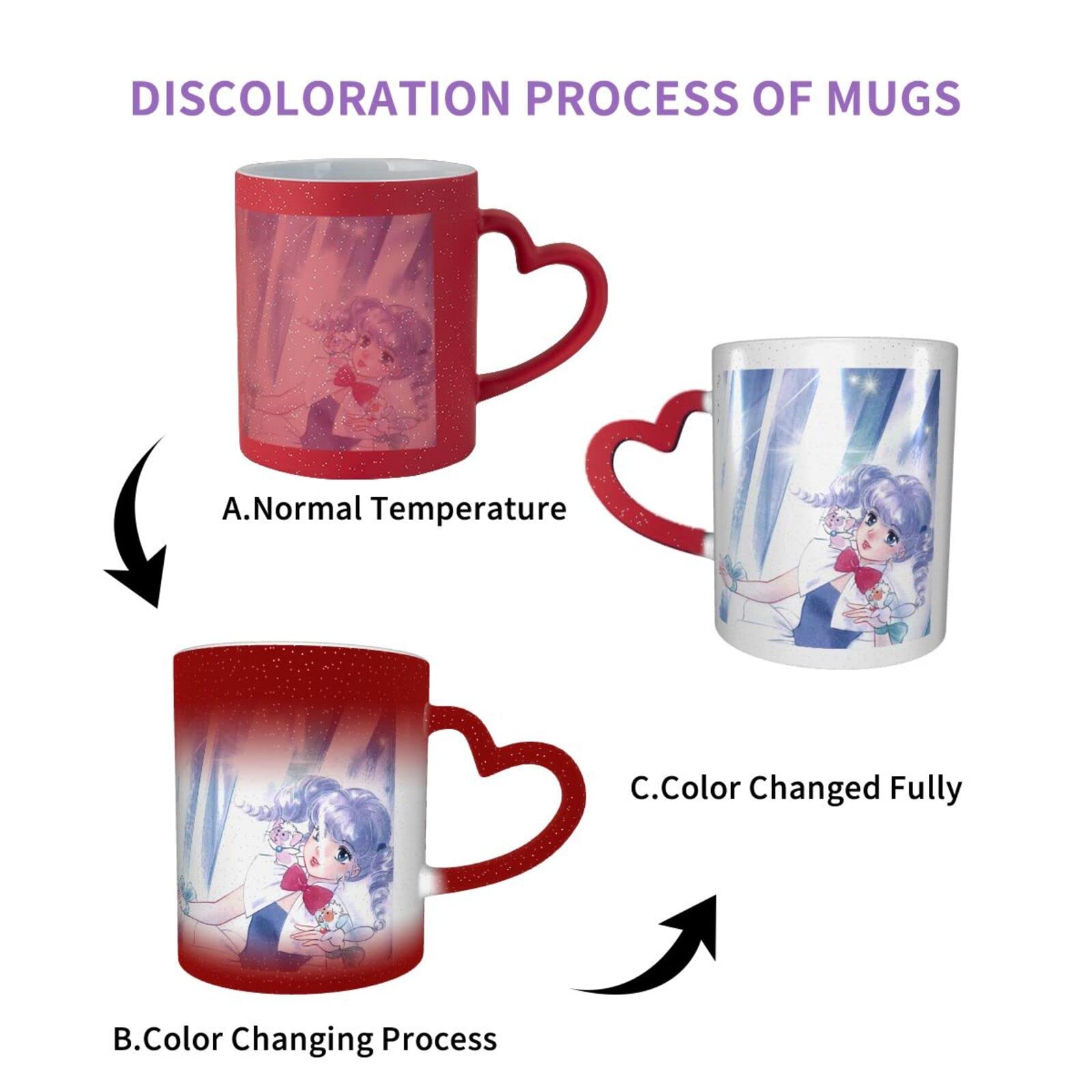 Amazon.co.jp: 魔法の天使クリィミーマミ (6) マグカップ 330ml 変色