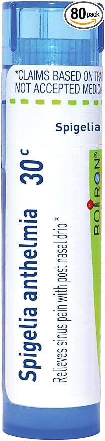My Personal Guide to the Best Homeopathic Remedies for Glaucoma (Supportive) 12 Boiron Spigelia Anthelmia 30C for Sinus Pain with Post Nasal Drip - 80 Pellets