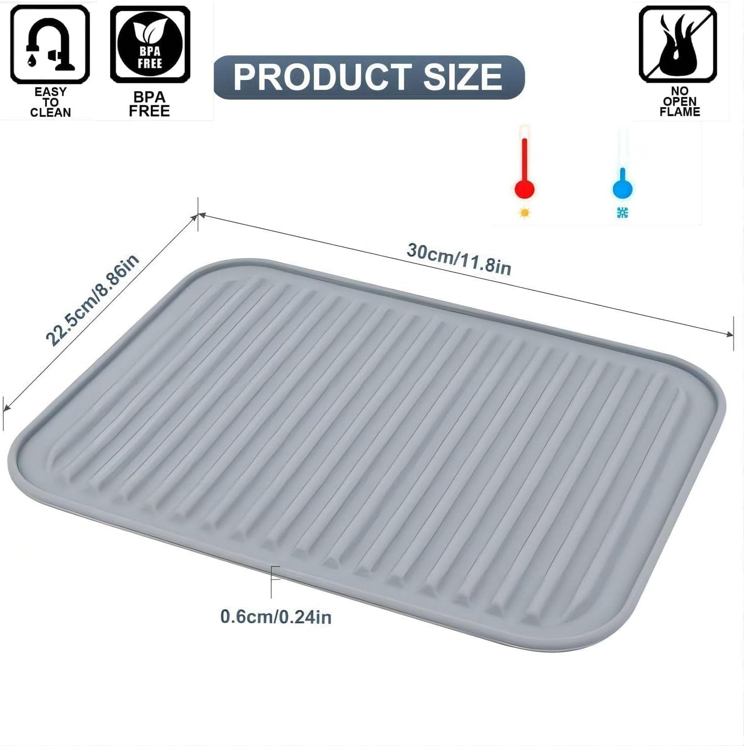 Silicone Trivets for Hot Pots and Pans, Hot Pads for Kitchen Counter, Multi-Purpose & Versatile Trivet Mat, 9x12 Inch Heat Resistant Pot Holders Mats for Table Tops Pink