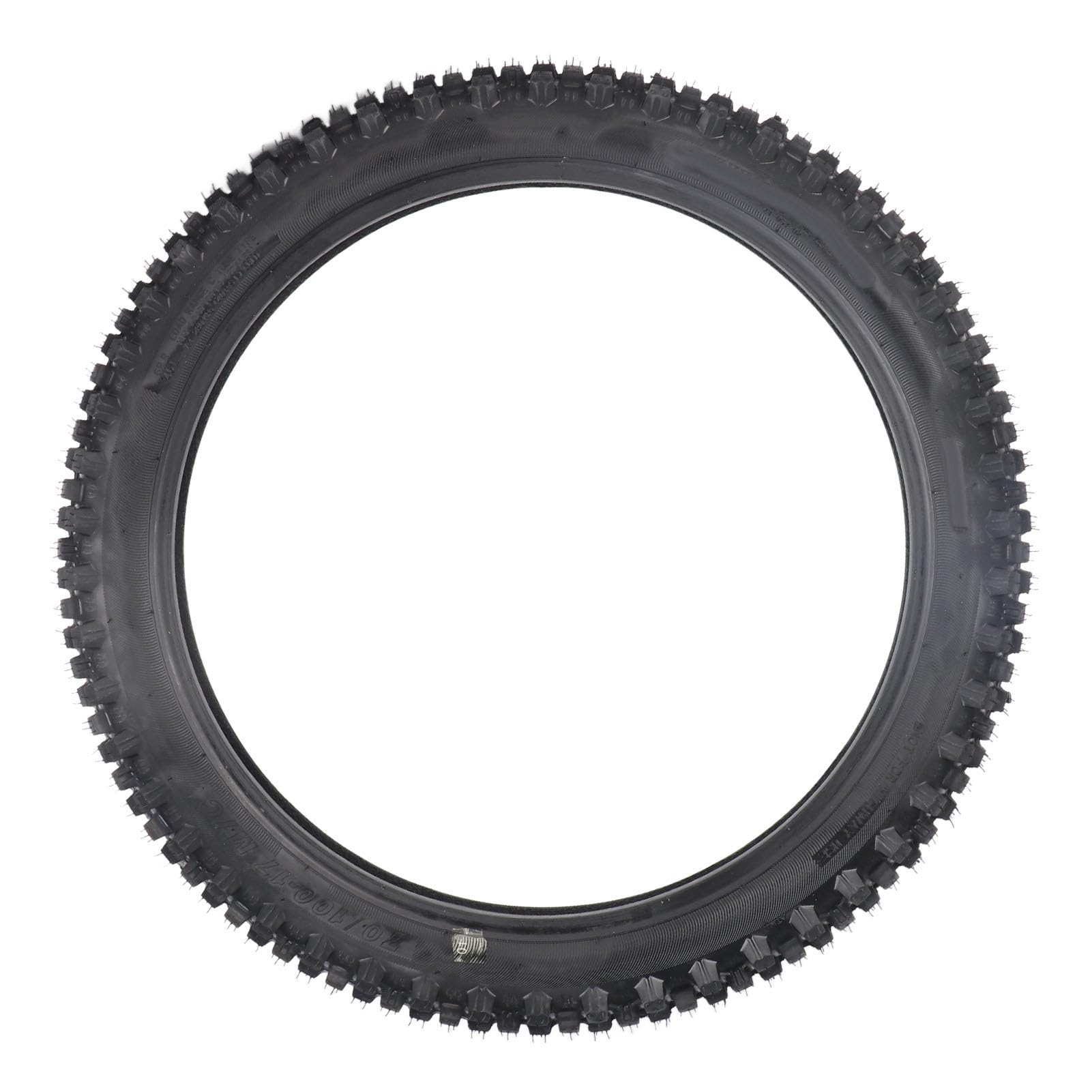 Tbest Opona Motocyklowa Zestaw Rurki Wewnętrznej Wysoka wydajność 70/100 17 Cali Gumowa Wymiana Gumowa do Pit Pro Trail Dirt Bike MX Enduro Off Road Racing Trwałość