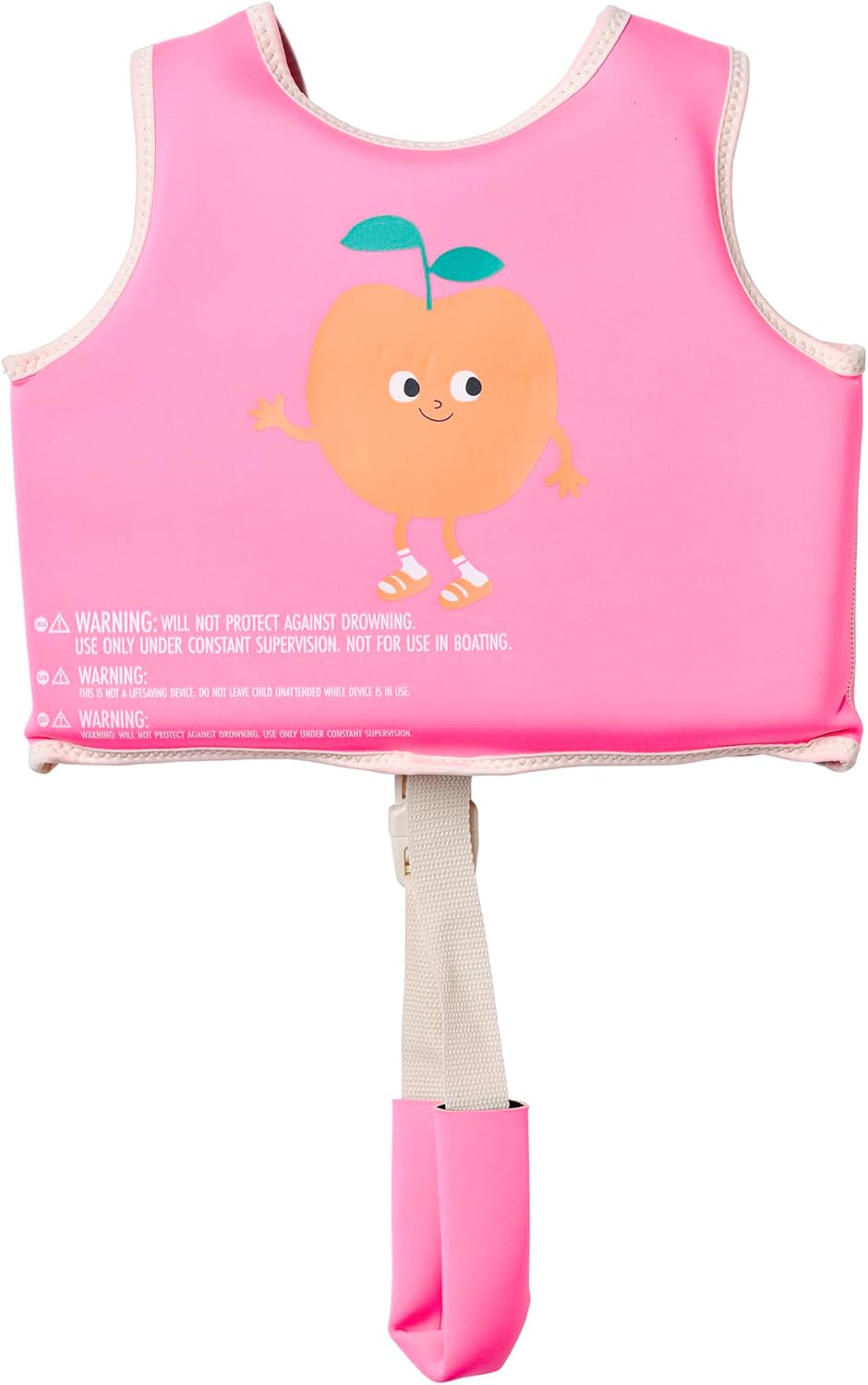 SUNNYLiFE Swim Vest, Size 2-3, Neon Pink, EPE/Natural Rubber/Polyester, 14.57x12.8x1.97 Inches, 1.38 lbs